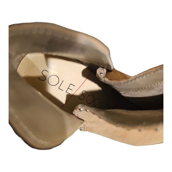 SOLE SOCIETY "Dalphine" Studded Booties - Size 8 - Picture 10 of 11